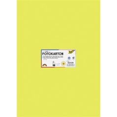   FOLIA Dekorkarton, 2 oldalas, 50x70 cm, 300 g, 10 lap, FOLIA, lime