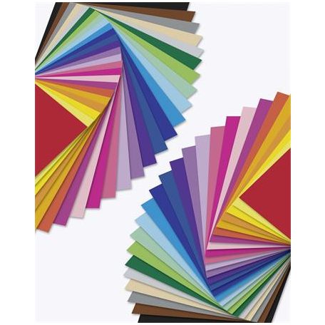 FOLIA Dekorkarton, 23x33 cm, 130/300 g, 25x2 lap, FOLIA, vegyes színek