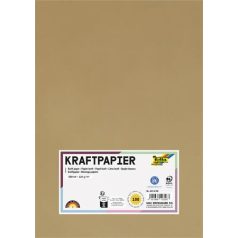 FOLIA Kraft papír, A4, 120 g, 100 lap, FOLIA