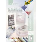 FOLIA Dekorkarton, 2 oldalas, 25x35 cm, 13 lap, 250 g, FOLIA, 13 különböző gyöngyház szín