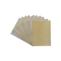   FOLIA Hullámkarton, 25x35 cm, 10 lap, FOLIA, arany és ezüst vegyes színek