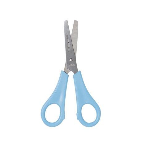 FOLIA Olló, iskolai, kerekített, 13,5 cm, FOLIA, vegyes színek