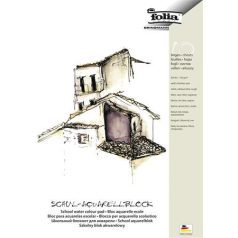 FOLIA Akvarell tömb, A3, 150 g, 10 lap, durva, FOLIA