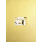FOLIA Dekorkarton tömb, csillámos, 1 oldalas, 50x70 cm, 300g, 5 lap, FOLIA, arany
