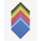 FOLIA Origami papír, 20x20 cm, 70 g, 100 lap, FOLIA, vegyes színek