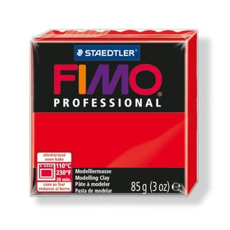 FIMO Gyurma, 85 g, égethető, FIMO "Professional", piros