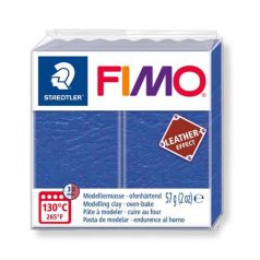   FIMO Gyurma, 57 g, égethető, FIMO "Leather Effect", indigókék