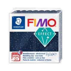   FIMO Gyurma, 57 g, égethető, FIMO "Effect", csillámos kék