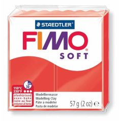  FIMO Gyurma, 57 g, égethető, FIMO "Soft", indián piros