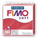 FIMO Gyurma, 57 g, égethető, FIMO "Soft", meggy piros