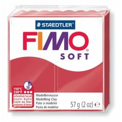   FIMO Gyurma, 57 g, égethető, FIMO "Soft", meggy piros