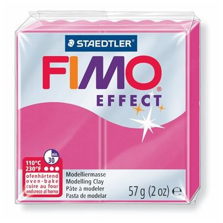 FIMO Gyurma, 57 g, égethető, FIMO "Effect", rubinkvarc