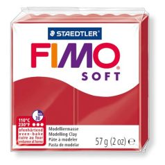   FIMO Gyurma, 57 g, égethető, FIMO "Soft", karácsonyi piros