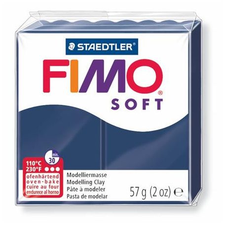 FIMO Gyurma, 57 g, égethető, FIMO "Soft", Windsor kék