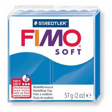 FIMO Gyurma, 57 g, égethető, FIMO "Soft", óceán kék