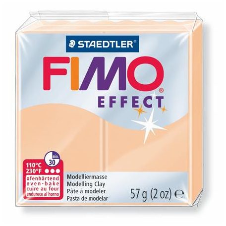 FIMO Gyurma, 57 g, égethető, FIMO "Soft", pasztellőszibarack