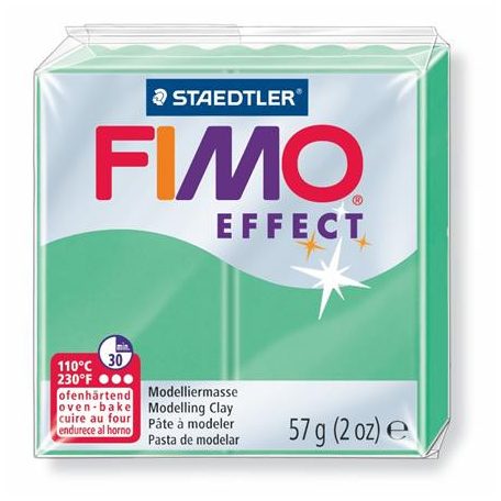 FIMO Gyurma, 57 g, égethető, FIMO "Effect", jade