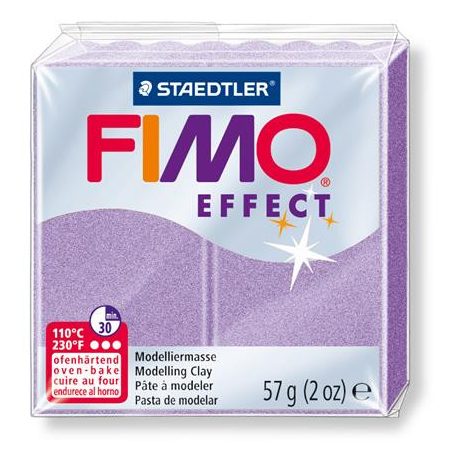 FIMO Gyurma, 57 g, égethető, FIMO "Effect", lila gyöngyház