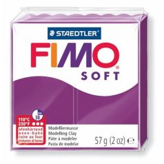   FIMO Gyurma, 57 g, égethető, FIMO "Soft", bíborlila
