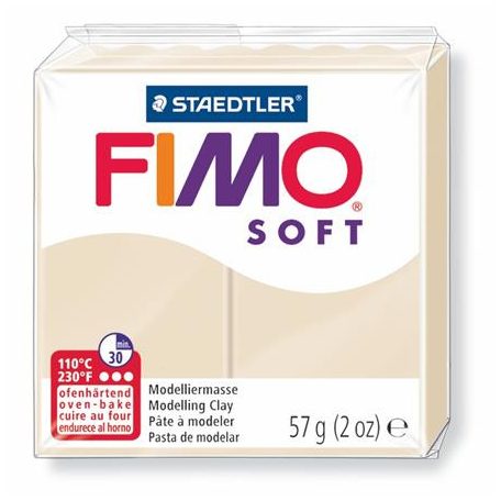 FIMO Gyurma, 57 g, égethető, FIMO "Soft", szahara