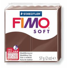   FIMO Gyurma, 57 g, égethető, FIMO "Soft", csokoládé