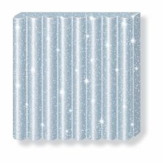   FIMO Gyurma, 57 g, égethető, FIMO "Effect", csillámos ezüst