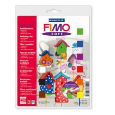   FIMO Gyurma készlet, 9x25 g, égethető, FIMO "Soft Basic", 9 különböző szín