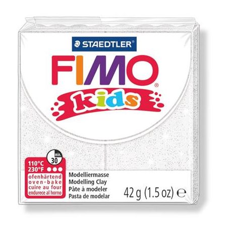 FIMO Gyurma, 42 g, égethető, FIMO "Kids", fehér