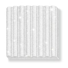   FIMO Gyurma, 42 g, égethető, FIMO "Kids", glitteres fehér