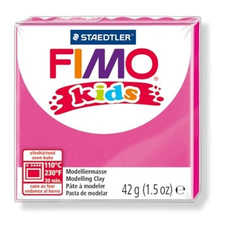 FIMO Gyurma, 42 g, égethető, FIMO "Kids", világos rózsaszín