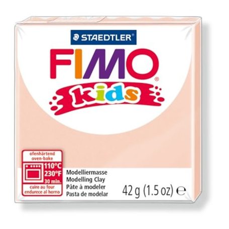 FIMO Gyurma, 42 g, égethető, FIMO "Kids", halvány rózsaszín