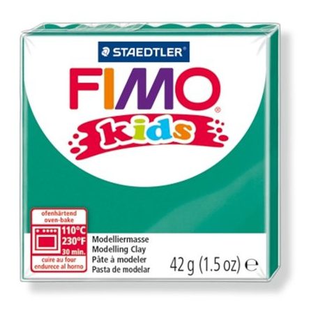 FIMO Gyurma, 42 g, égethető, FIMO "Kids", zöld