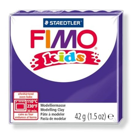 FIMO Gyurma, 42 g, égethető, FIMO "Kids", lila