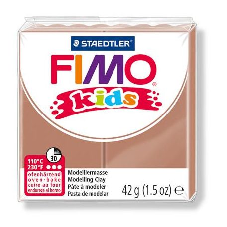 FIMO Gyurma, 42 g, égethető, FIMO "Kids", világosbarna