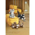 FIMO Gyurma készlet, 4x42 g, égethető, FIMO "Kids Form & Play", cicák