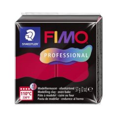   FIMO Gyurma, 57 g, égethető, FIMO "Professional", kármin