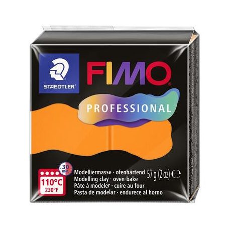 FIMO Gyurma, 57 g, égethető, FIMO "Professional", narancs