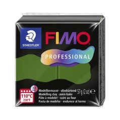   FIMO Gyurma, 57 g, égethető, FIMO "Professional", levélzöld