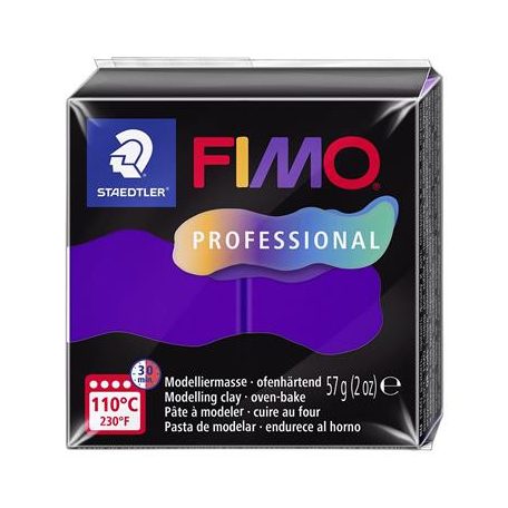 FIMO Gyurma, 57 g, égethető, FIMO "Professional", lila