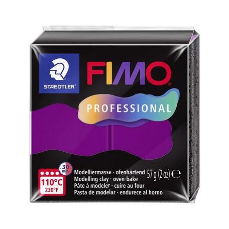 FIMO Gyurma, 57 g, égethető, FIMO "Professional", viola