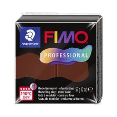   FIMO Gyurma, 57 g, égethető, FIMO "Professional", csokoládé