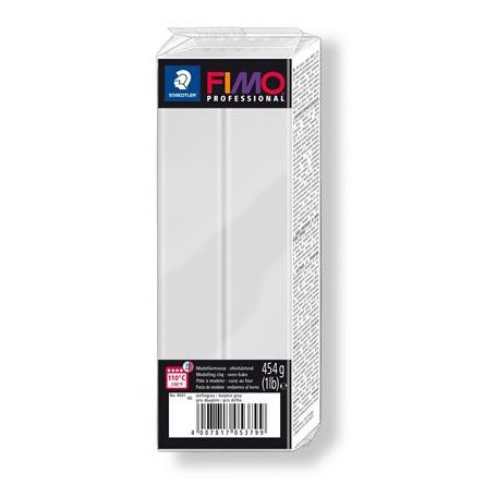 FIMO Gyurma, 454 g, égethető, FIMO "Professional", delfinszürke