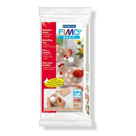 FIMO Gyurma, 500 g, levegőre száradó, FIMO "Air Basic", bőrszín