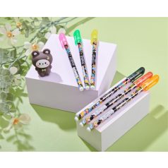   FLEXOFFICE Golyóstoll, 0,25 mm, kupakos, FLEXOFFICE "FO-058 Tropical", kék