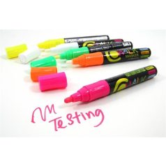   FLEXOFFICE Krétamarker, 2,5 mm, 1 db/bliszter, FLEXOFFICE "Chalkmarker", fehér