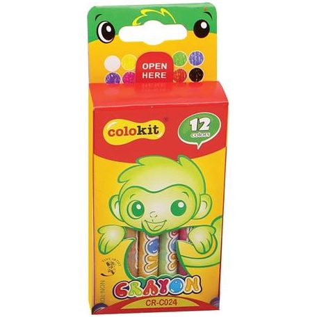 COLOKIT Zsírkréta, COLOKIT "Crayon", 12 különböző szín