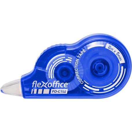 FLEXOFFICE Hibajavító roller, 5 mm x 8 m, FLEXOFFICE "FO-CT02", vegyes színek