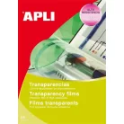 APLI Fólia, írásvetítőhöz, A4, fénymásolóba, kézi adagolású, APLI