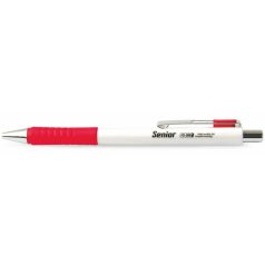   FLEXOFFICE Golyóstoll, 0,4 mm, nyomógombos, FLEXOFFICE "Senior", piros