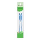 FLEXOFFICE Golyóstoll, 0,3 mm, 2 db/bliszter, kupakos, FLEXOFFICE "Candee", kék